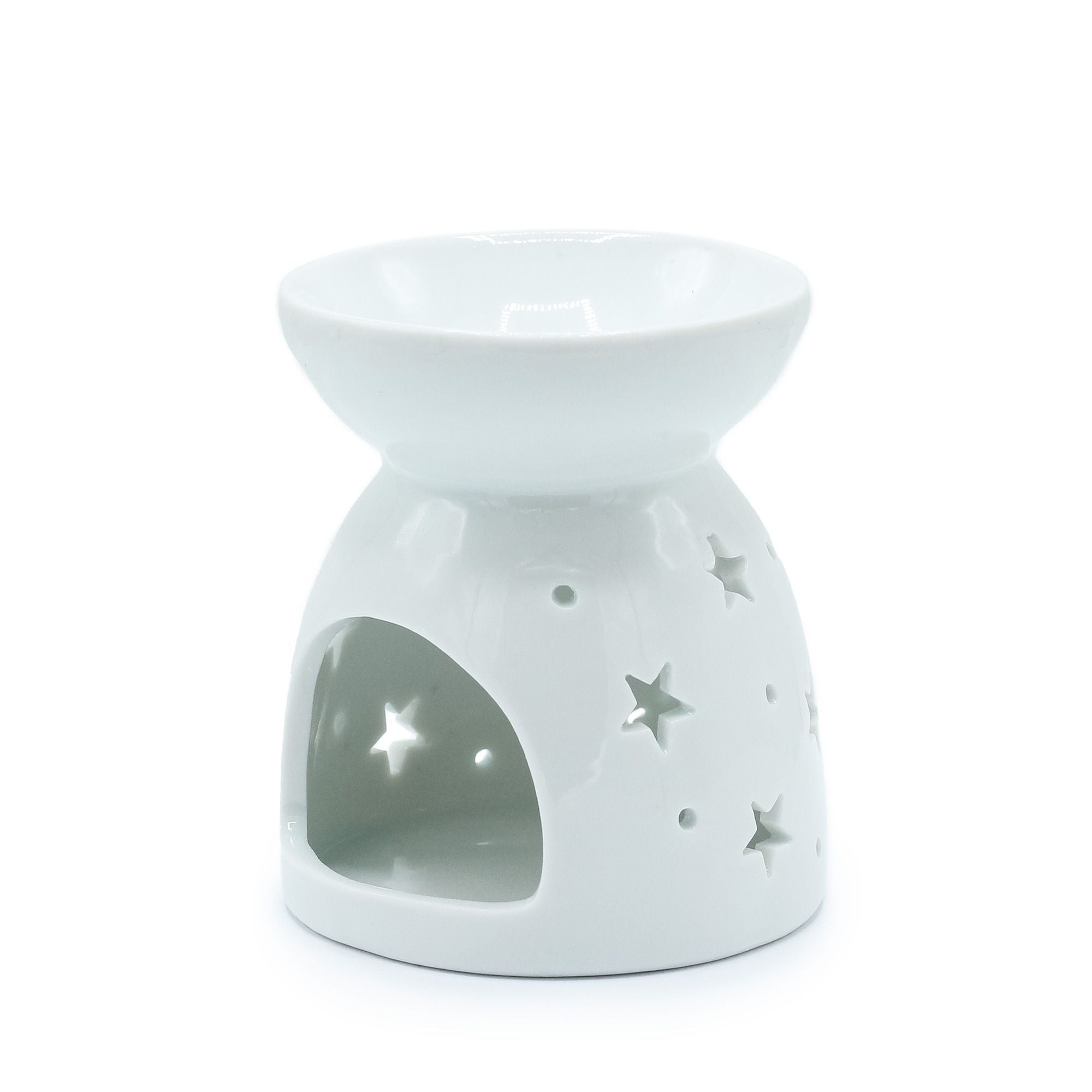 Oil Burner Angel Cut Out - White - Soak Sanctuary Room Fragrance