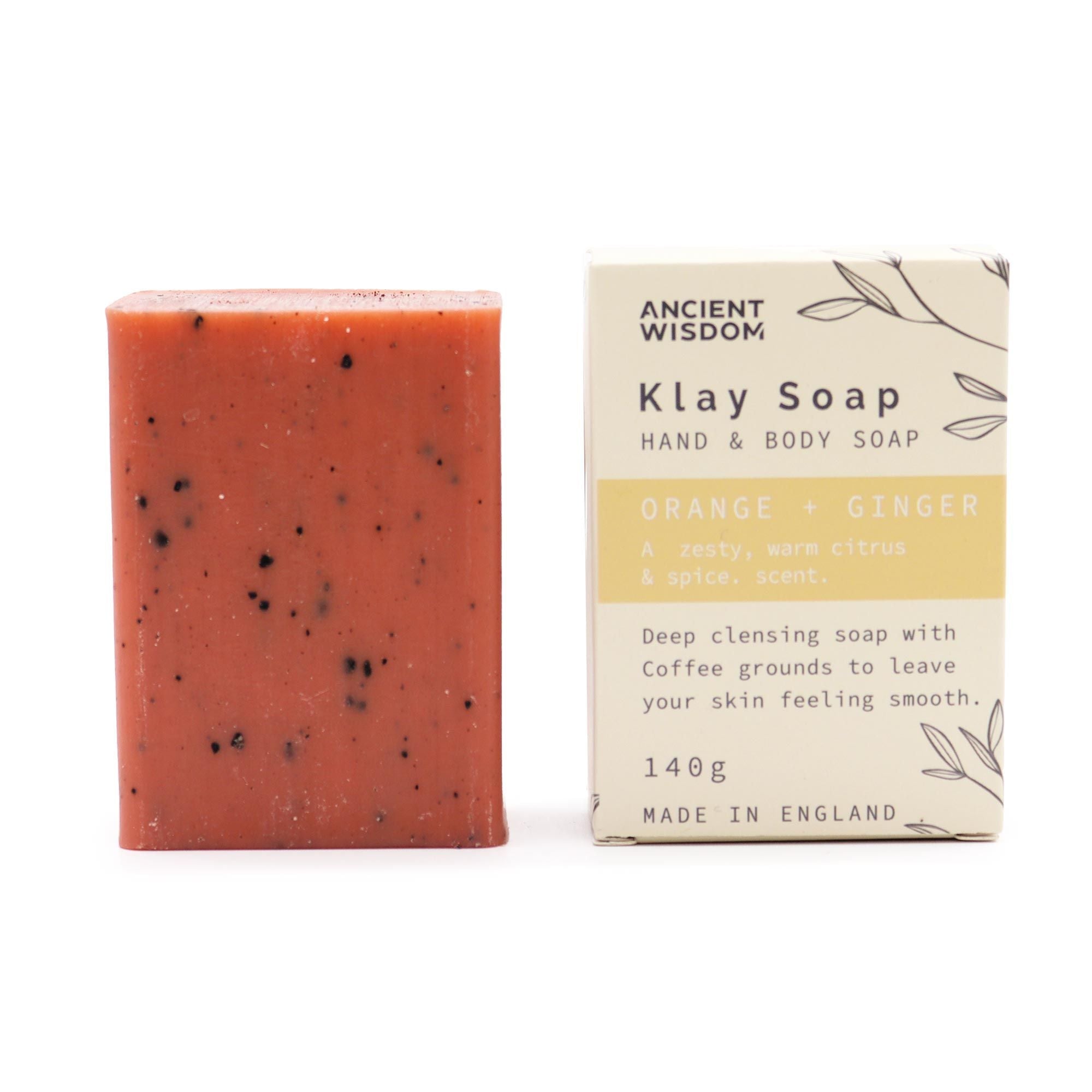 Orange and Ginger Klay Soap - Soak Sanctuary Soap