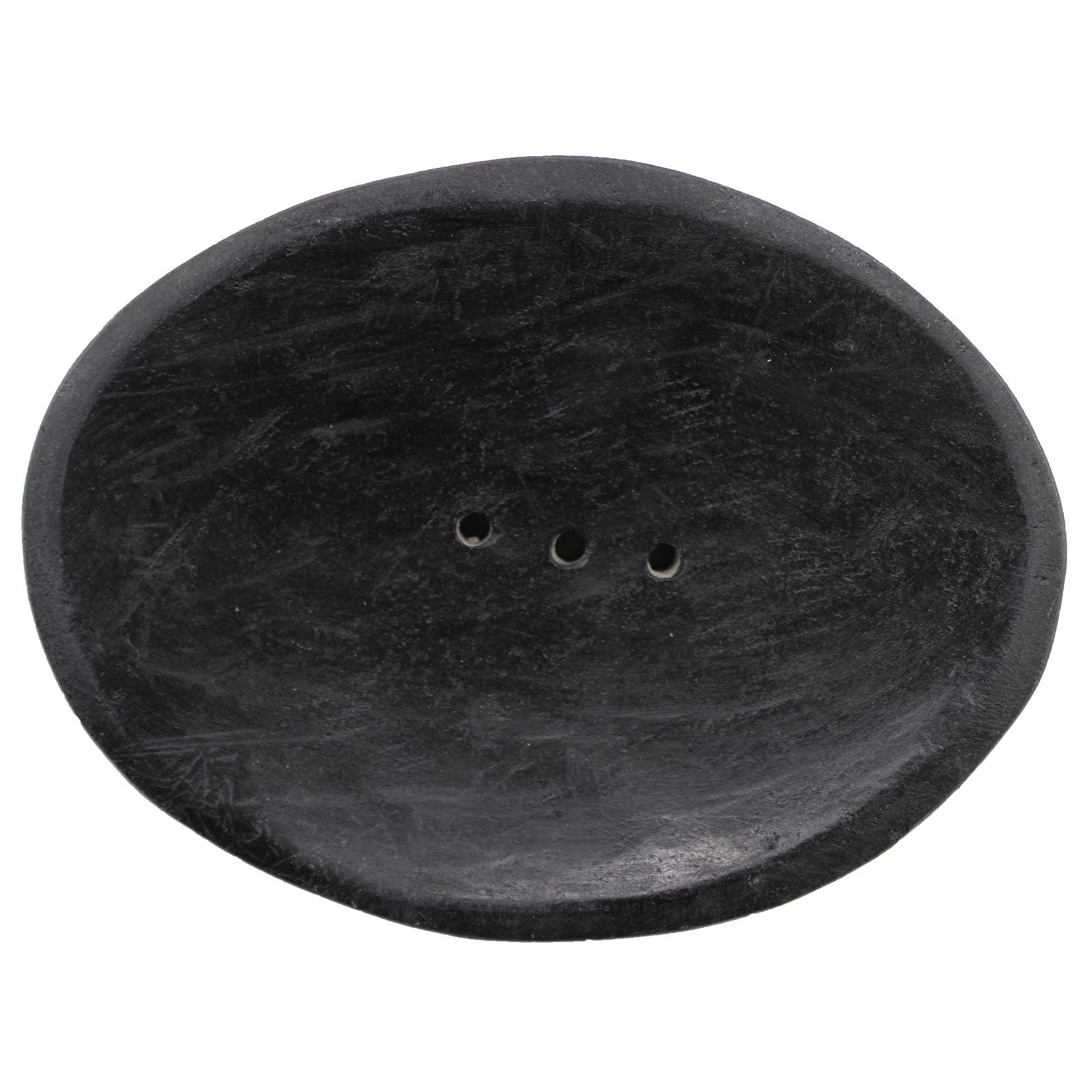 Oval Black Marble Soap Dish - Soak Sanctuary Accessories
