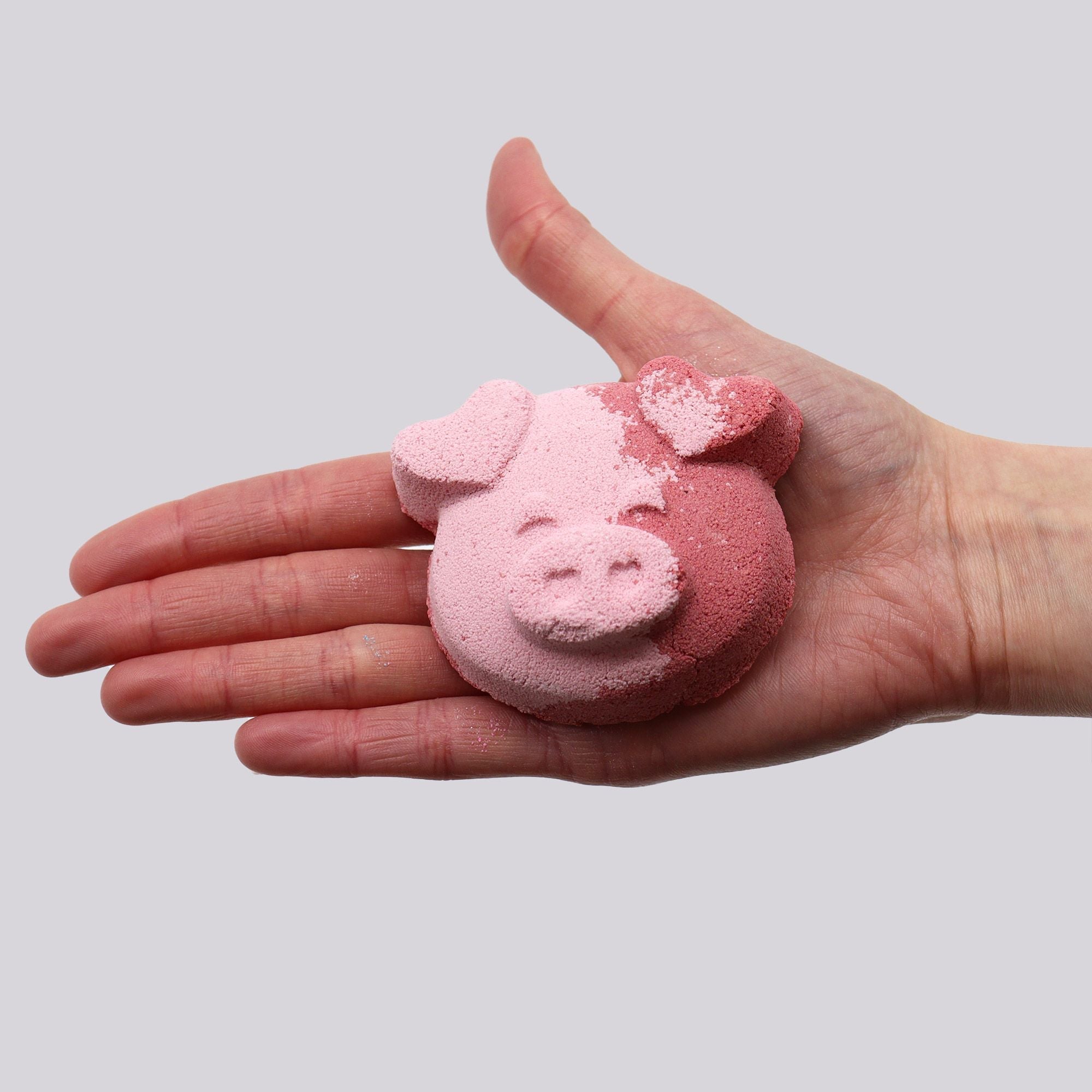 Pig Bathbomb - Vanilla Cupcake (70g) - Soak Sanctuary Bath Bombs