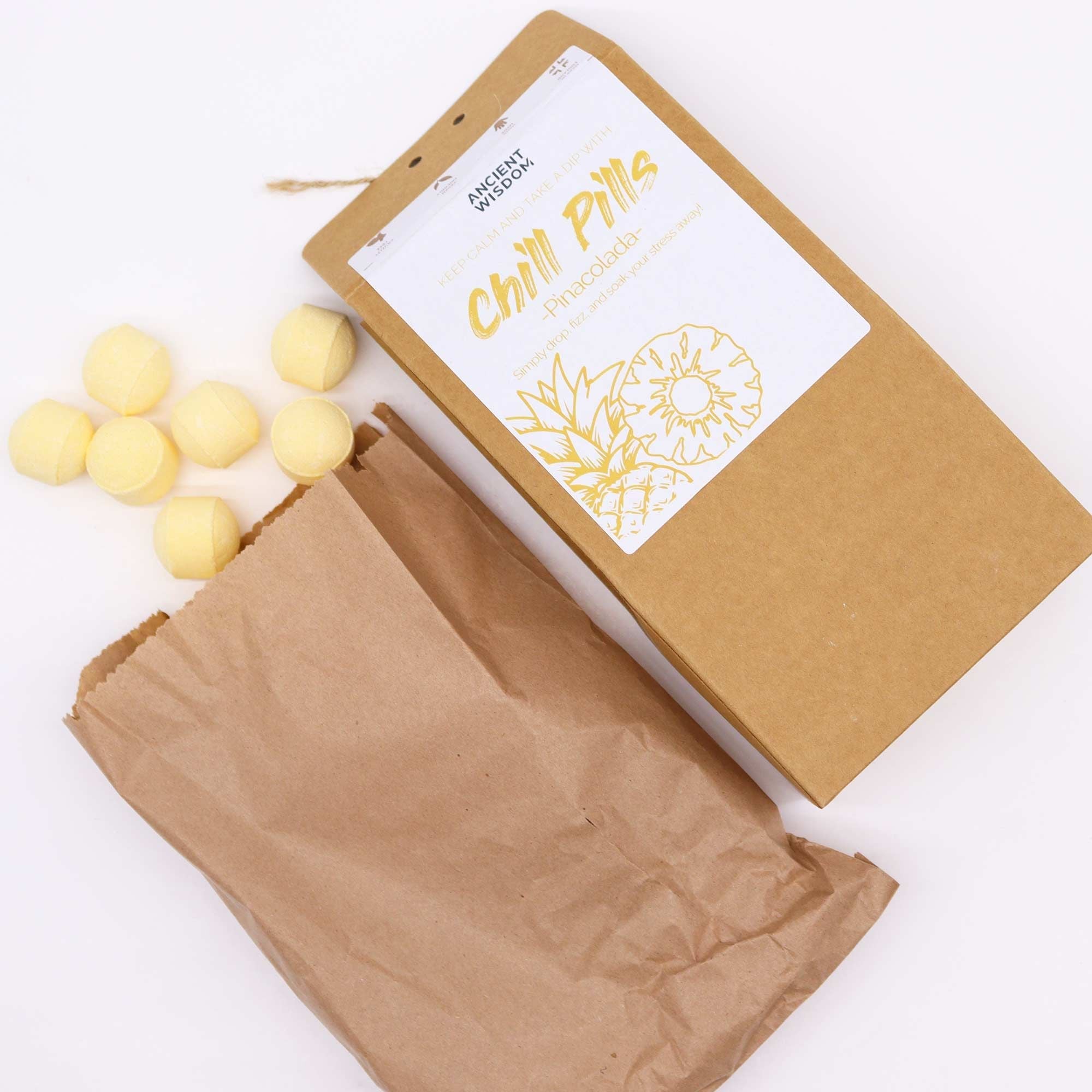 Pinacolada Mini Bath Bomb Gift Pack - Soak Sanctuary Bath Bombs