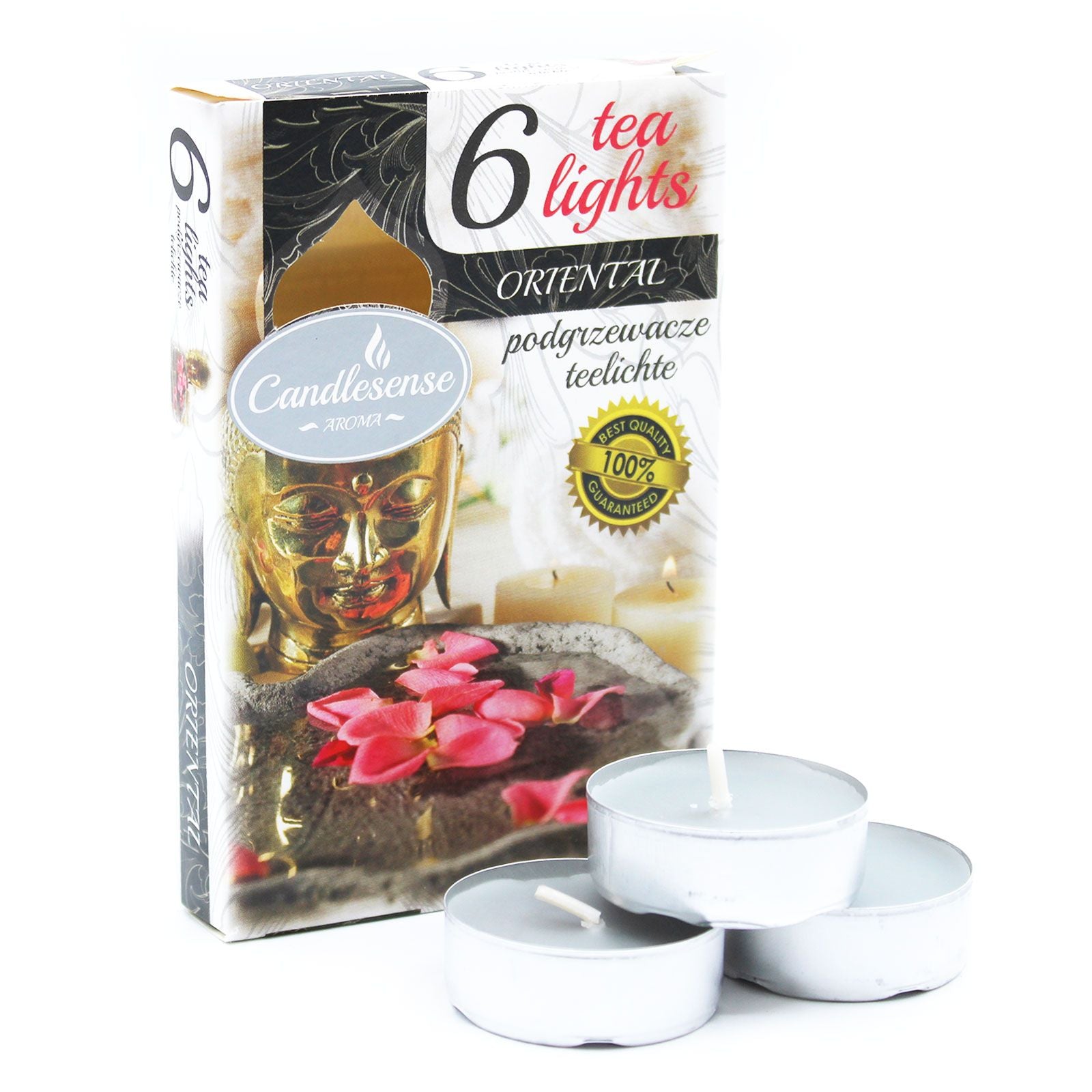 Set of 6 Scented Tealights - Oriental - Soak Sanctuary Candles