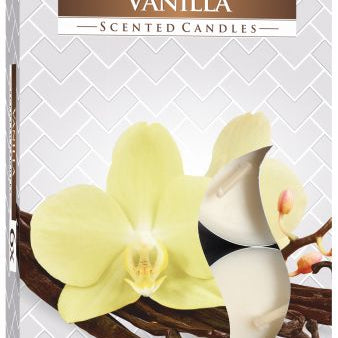 Set of 6 Scented Tealights - Vanilla - Soak Sanctuary Candles