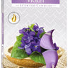 Set of 6 Scented Tealights - Violet - Soak Sanctuary Candles