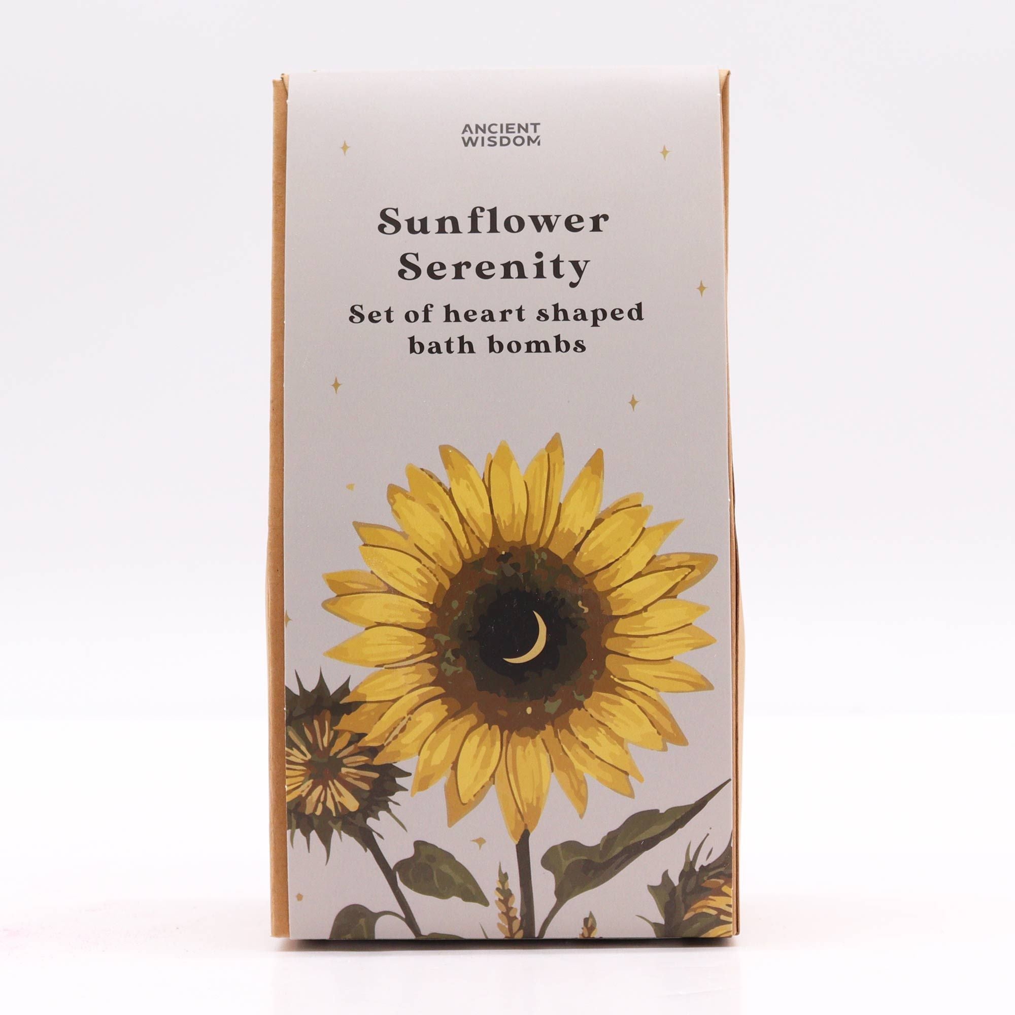 Sunflower Serenity Bath Heart Gift Set - Soak Sanctuary Heart Bath Bombs Gift Sets