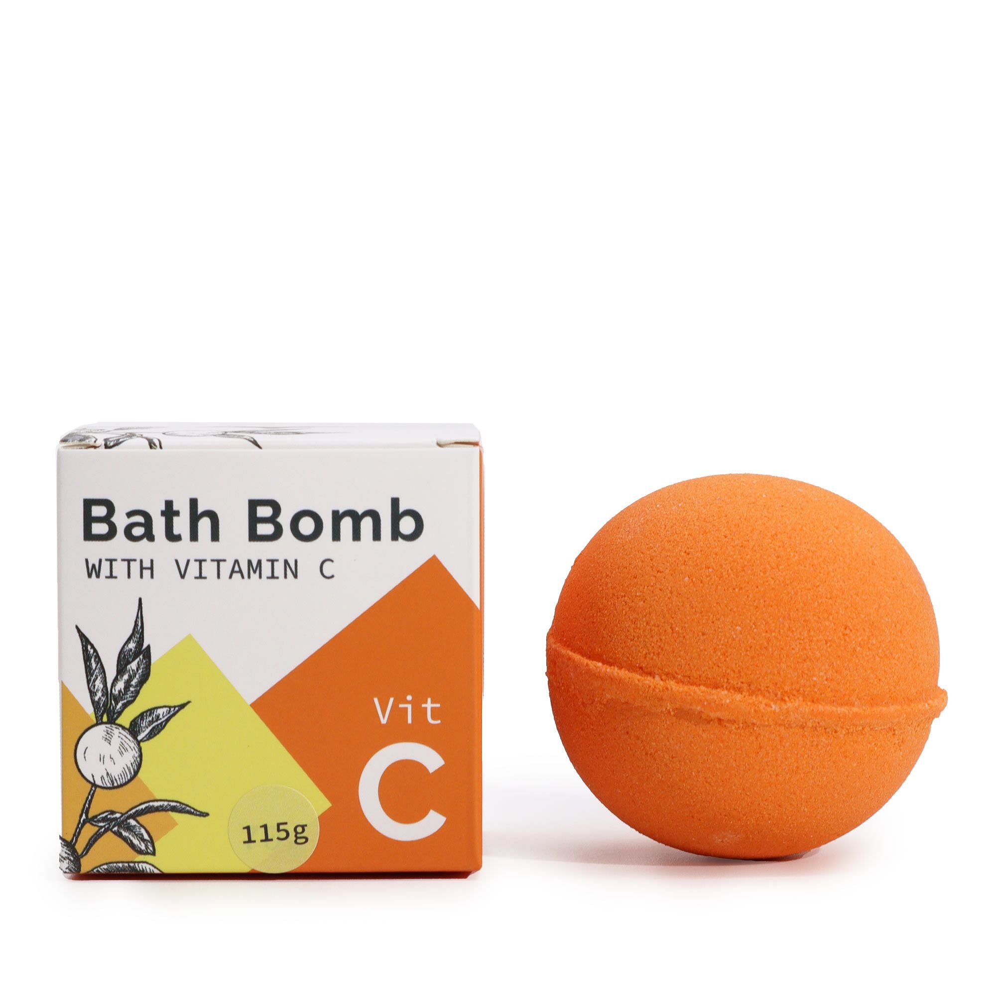 Vitamin C Infused Bath Bomb with Essential Oils - Soak Sanctuary Bath Bombs