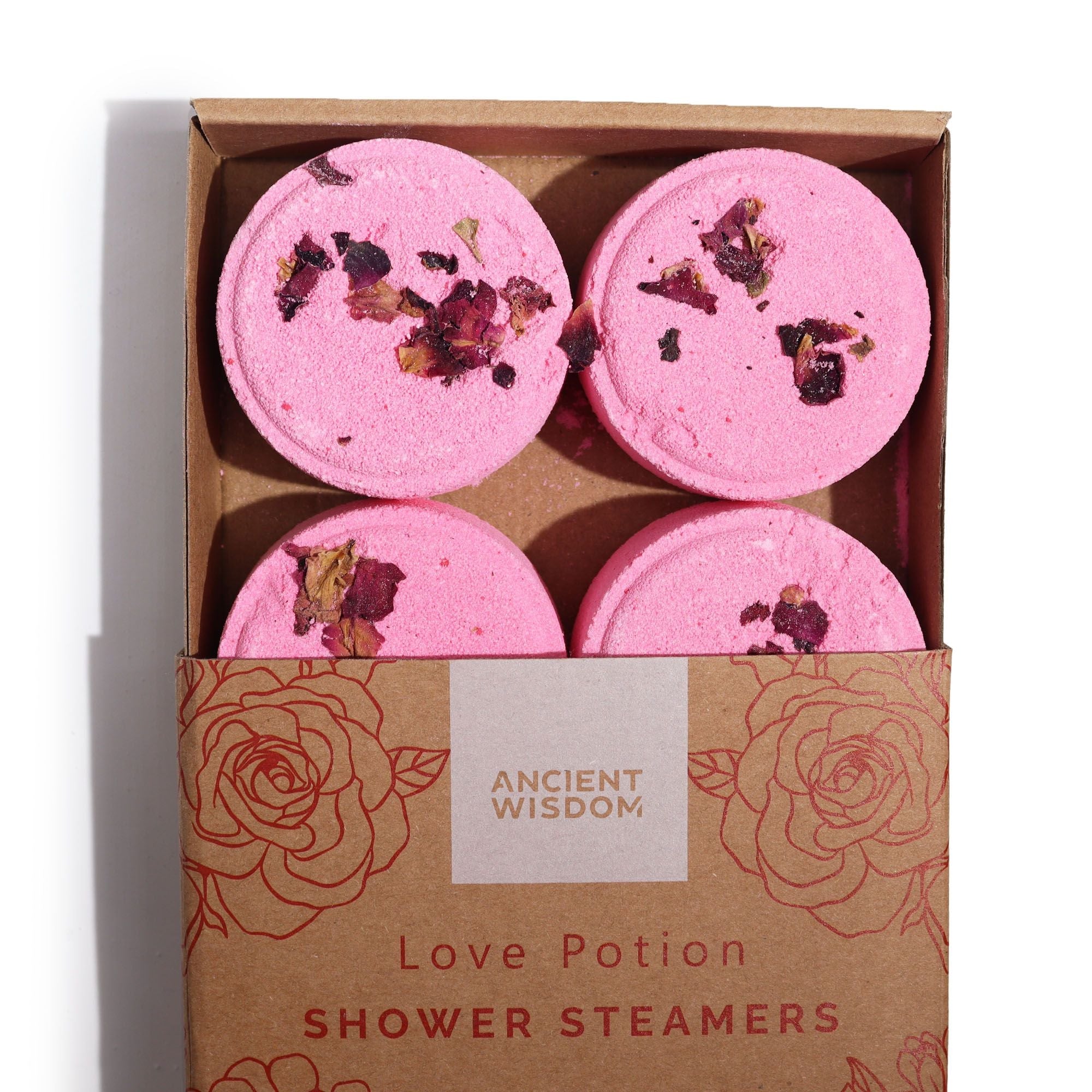 Zen Shower Steamers - Therapy Wellness Gift Set - Love Potion - Soak Sanctuary Bath Bombs