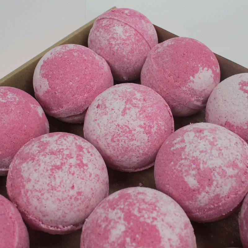 Cherry Jumbo Bath Bomb - Soak Sanctuary Bath Bombs