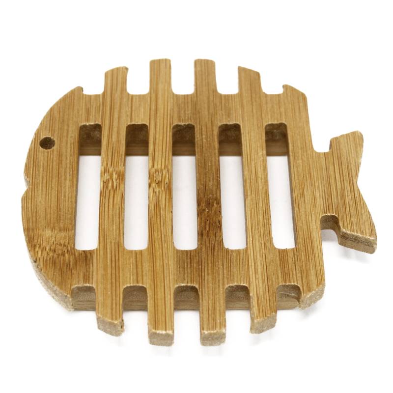 Fish Hemu Wood Soap Dish - Soak Sanctuary Accessories