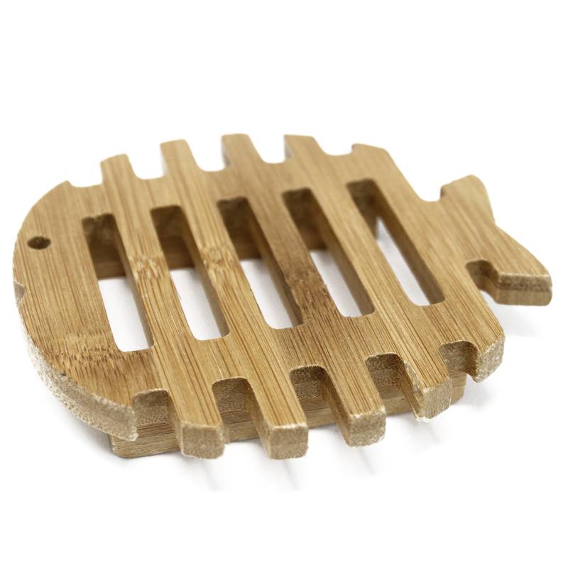 Fish Hemu Wood Soap Dish - Soak Sanctuary Accessories