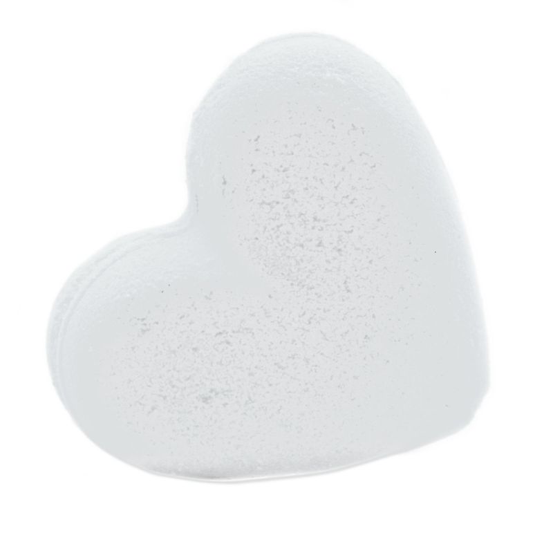 Heart Bath Bombs - Coconut (Pk 5) - Soak Sanctuary Bath Bombs