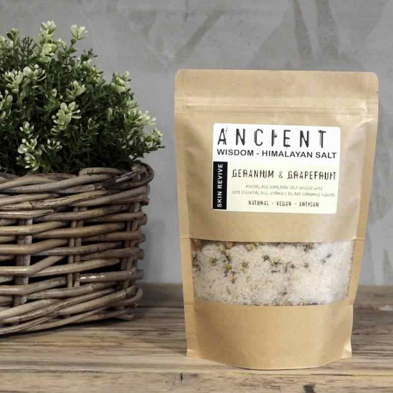 Himalayan Bath Salts with Geranium & Grapefruit - Soak Sanctuary Bath Salts