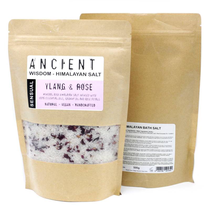 Himalayan Bath Salts with Ylang Ylang & Rose - Soak Sanctuary Bath Salts