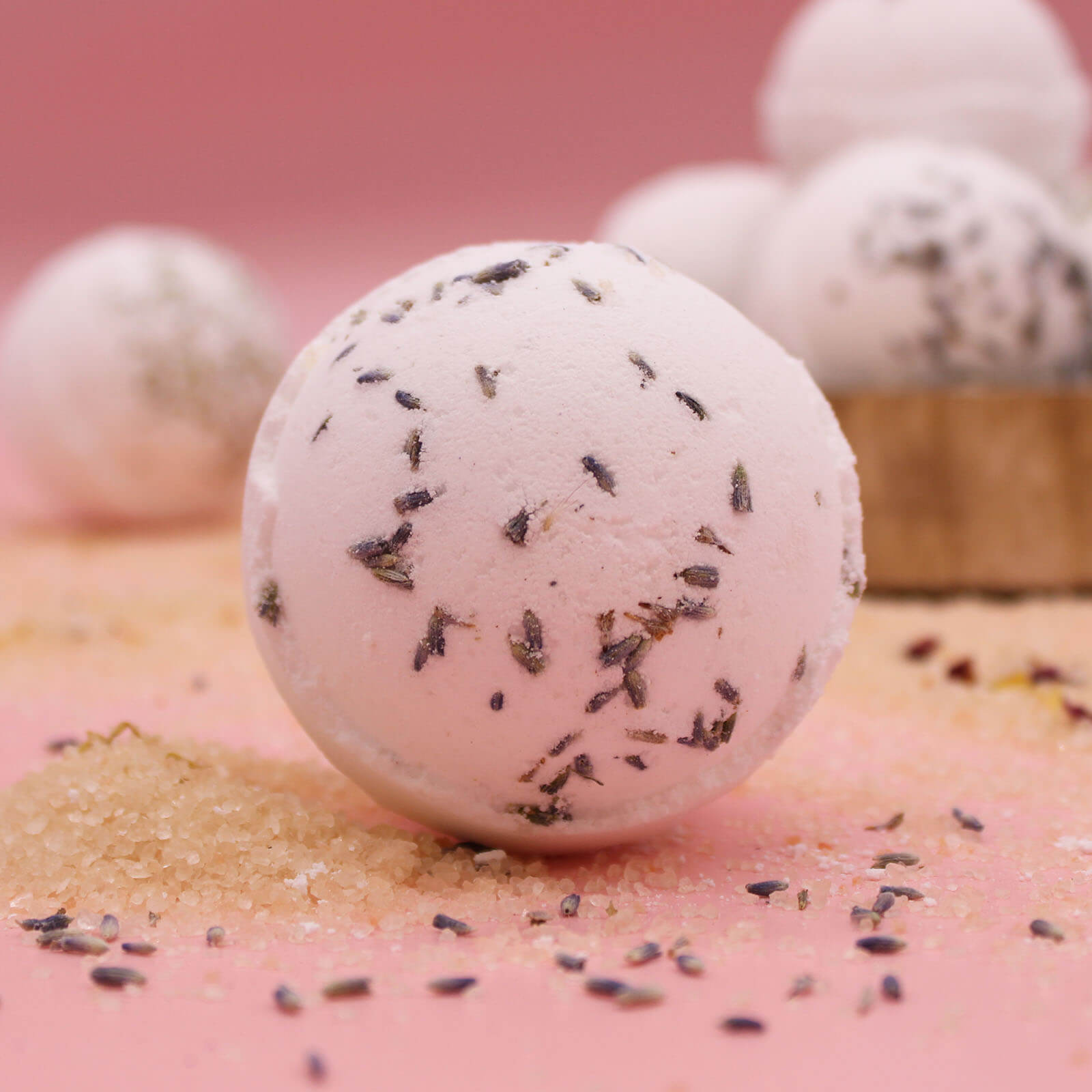 Lavender & Jojoba Oil Himalayan Salt Bath Bomb - Soak Sanctuary Bath Bombs