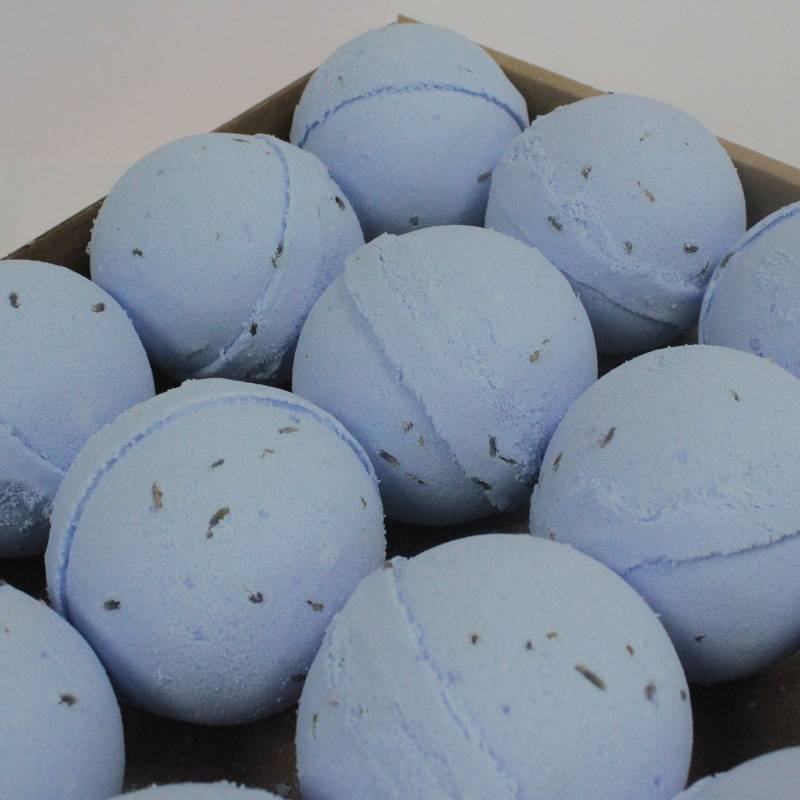 Lavender & Seeds Jumbo Bath Bomb - Soak Sanctuary Bath Bombs