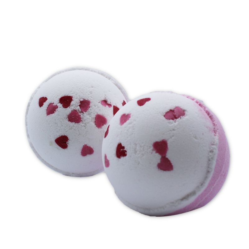 Love Hearts Bath Bomb - Wild Flowers - Soak Sanctuary Bath Bombs