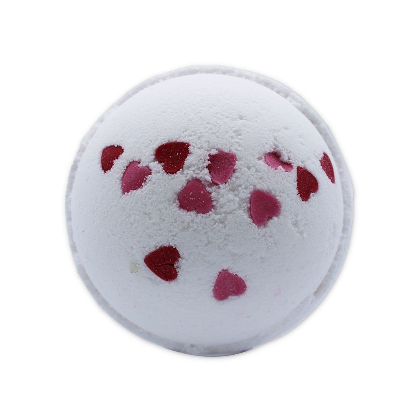 Love Hearts Bath Bomb - Wild Flowers - Soak Sanctuary Bath Bombs