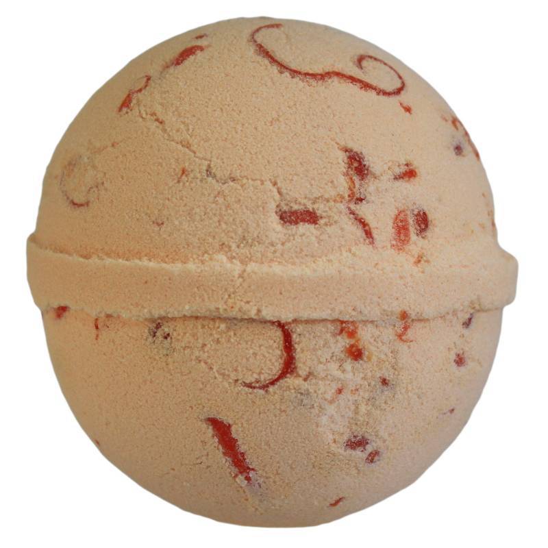 Papaya Bath Bomb with Coconut Butter - Soak Sanctuary Bath Bombs
