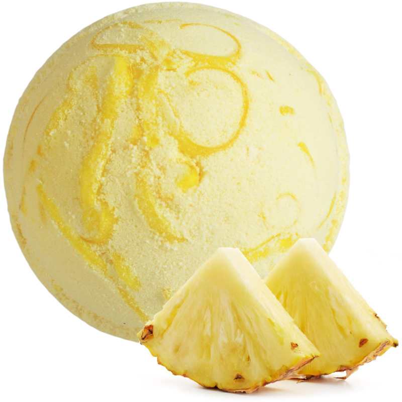 Pineapple Bath Bomb with Coconut Butter - Soak Sanctuary Bath Bombs