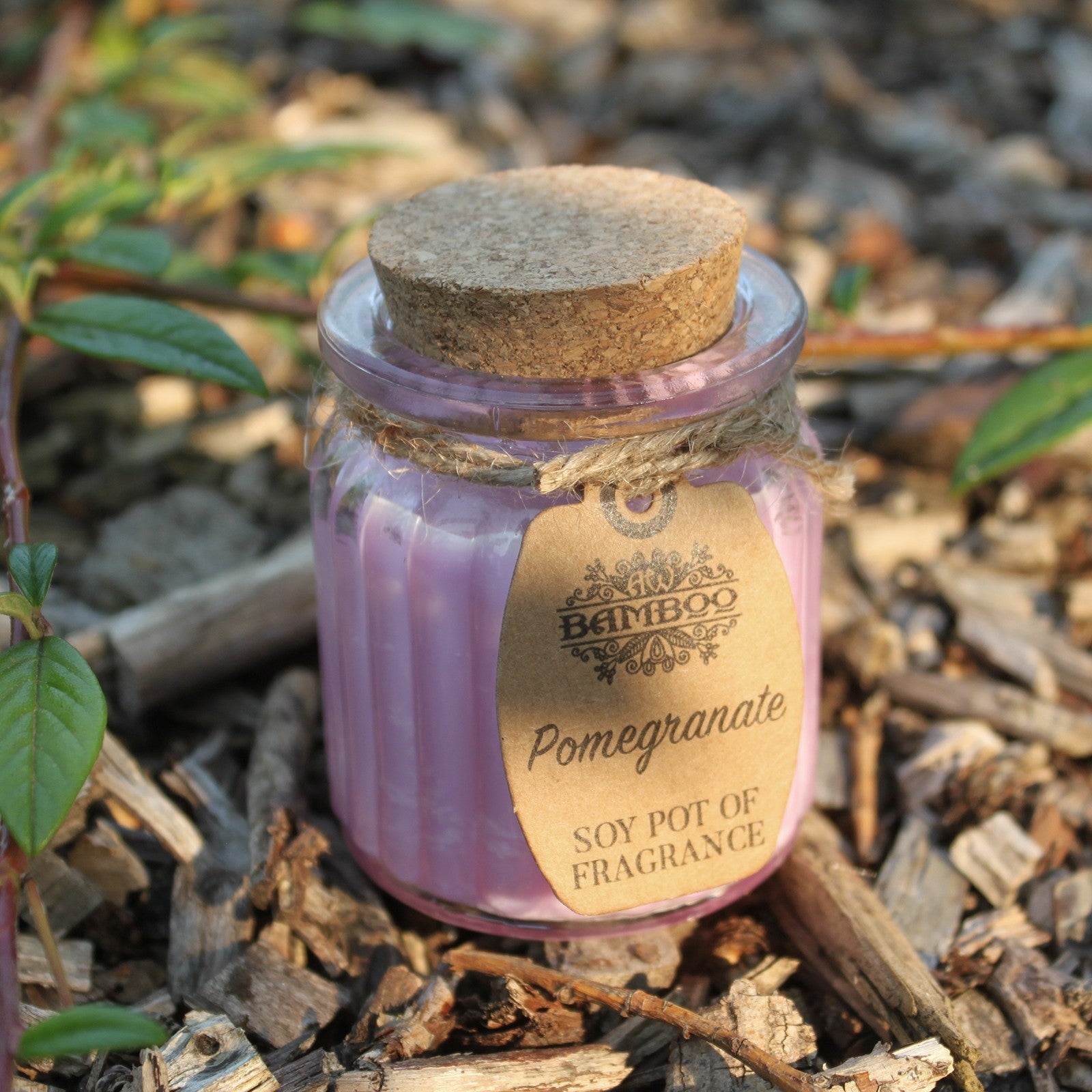 Pomegranate Soy Candle Pots (Pk 2) - Soak Sanctuary Candles