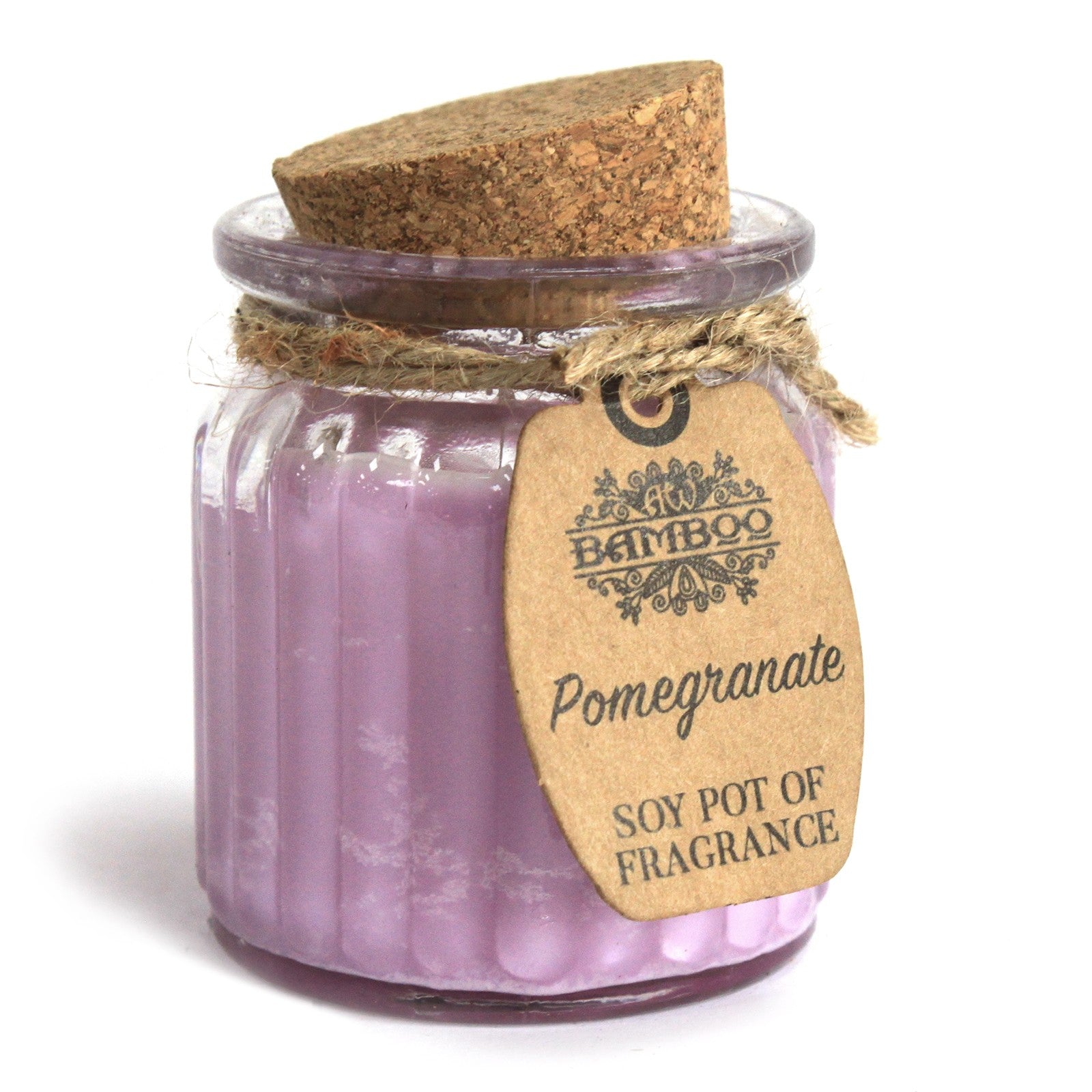 Pomegranate Soy Candle Pots (Pk 2) - Soak Sanctuary Candles