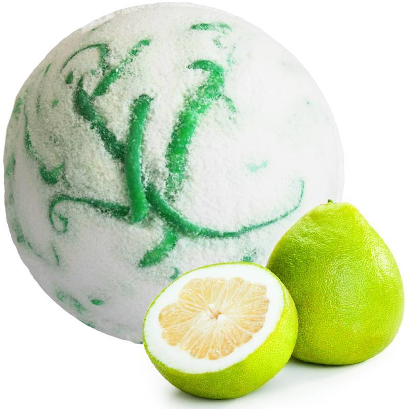 Pomelo Bath Bomb with Coconut Butter - Soak Sanctuary Bath Bombs