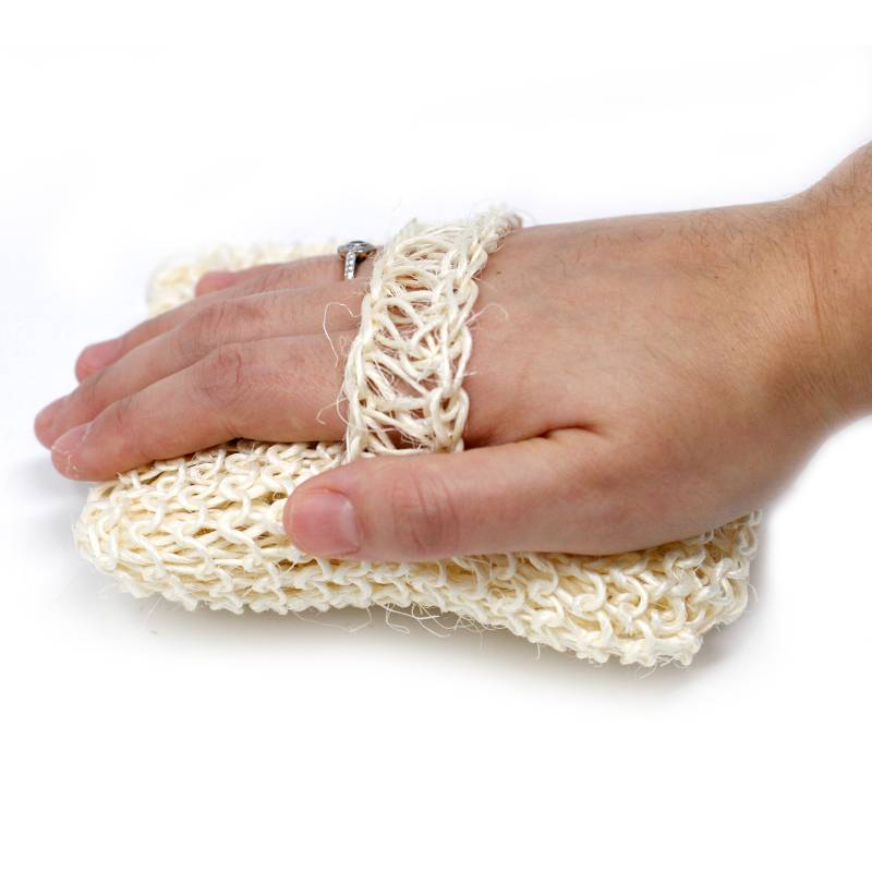 Sisal Extra Exfoliating Cushion - Soak Sanctuary Accessories