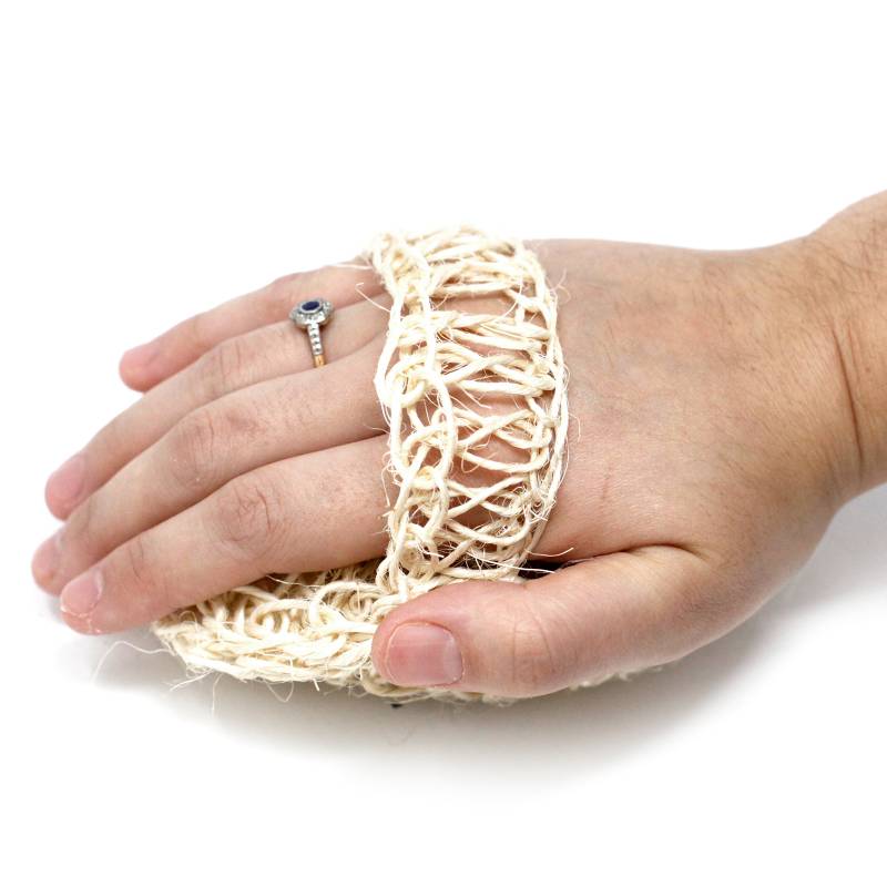 Sisal Soft Round Exfoliating Cushion - Soak Sanctuary Accessories