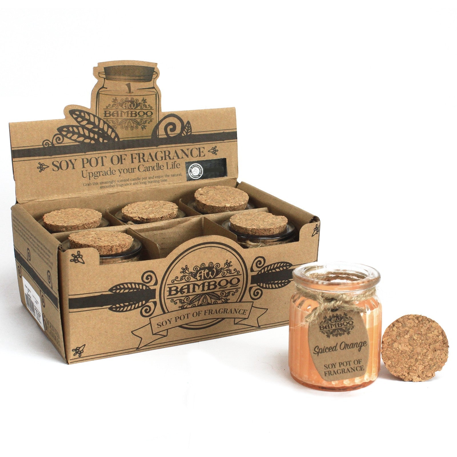 Spiced Orange Soy Candle Pots (Pk 2) - Soak Sanctuary Candles