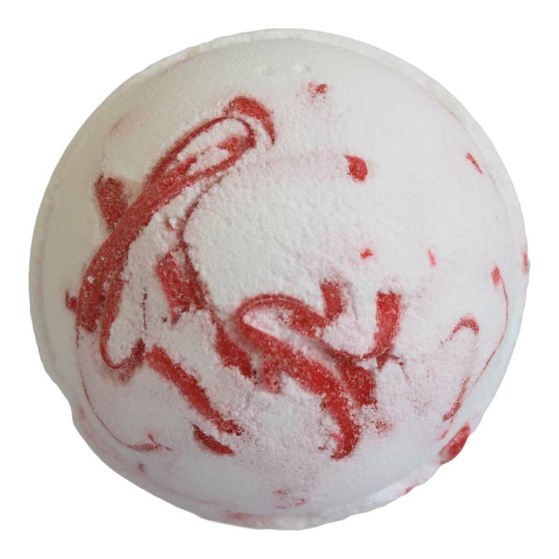 Strawberry Bath Bomb with Coconut Butter - Soak Sanctuary Bath Bombs