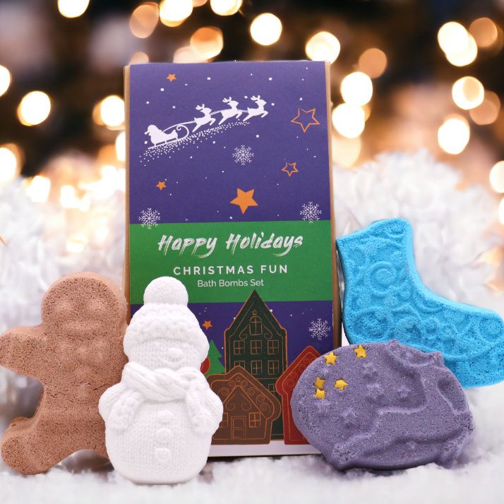 Christmas Bath Bombs - Soak Sanctuary
