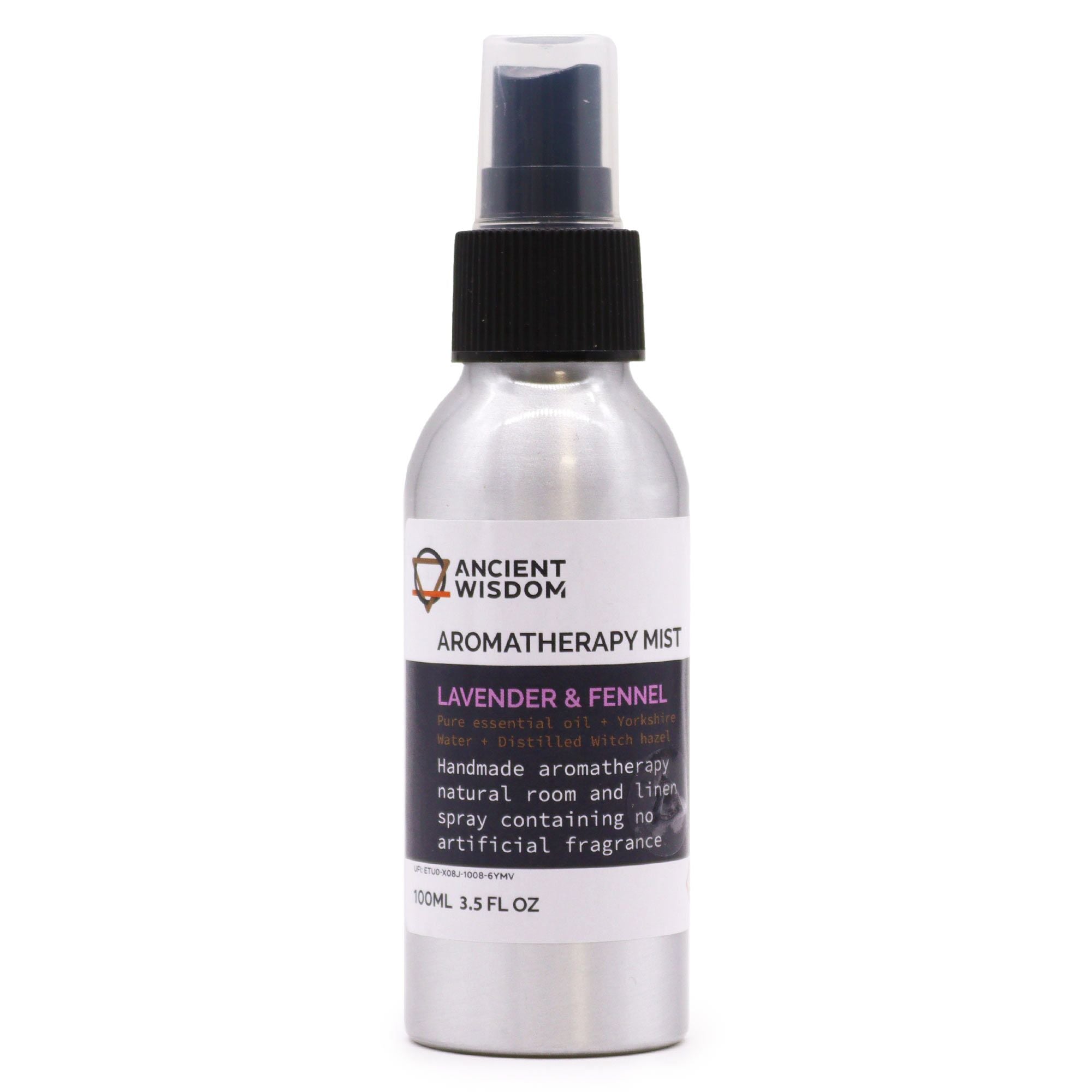 100ml Essential Oil Mist - Lavender & Fennel - Soak Sanctuary Room Fragrance