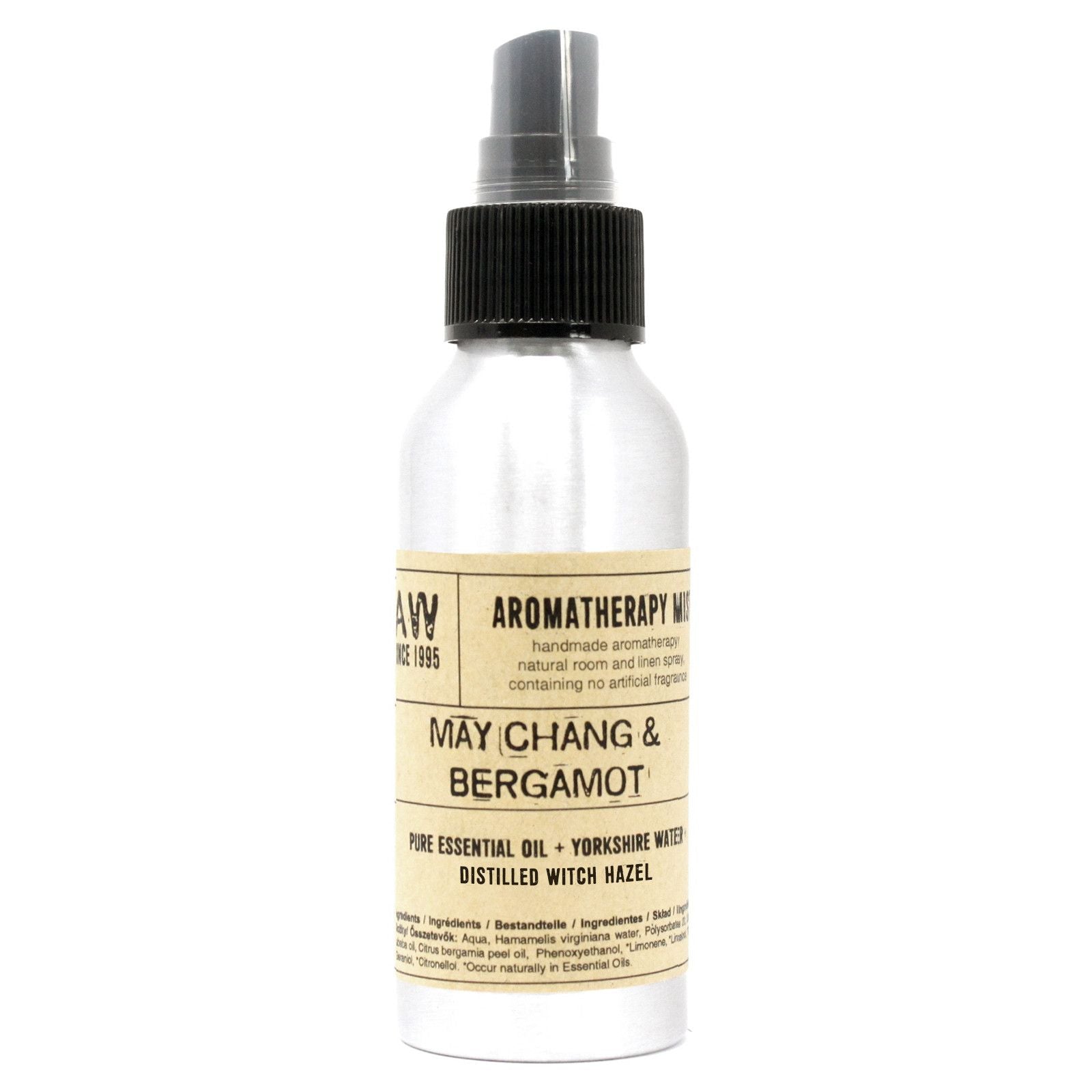 100ml Essential Oil Mist - May Chang & Bergamot - Soak Sanctuary Room Fragrance