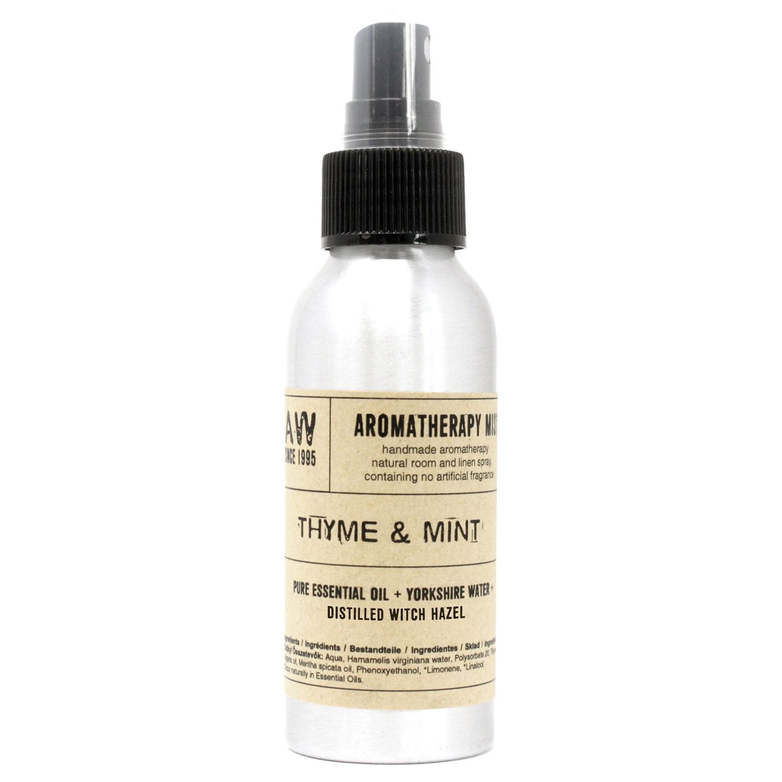 100ml Essential Oil Mist - Thyme & Mint - Soak Sanctuary Room Fragrance