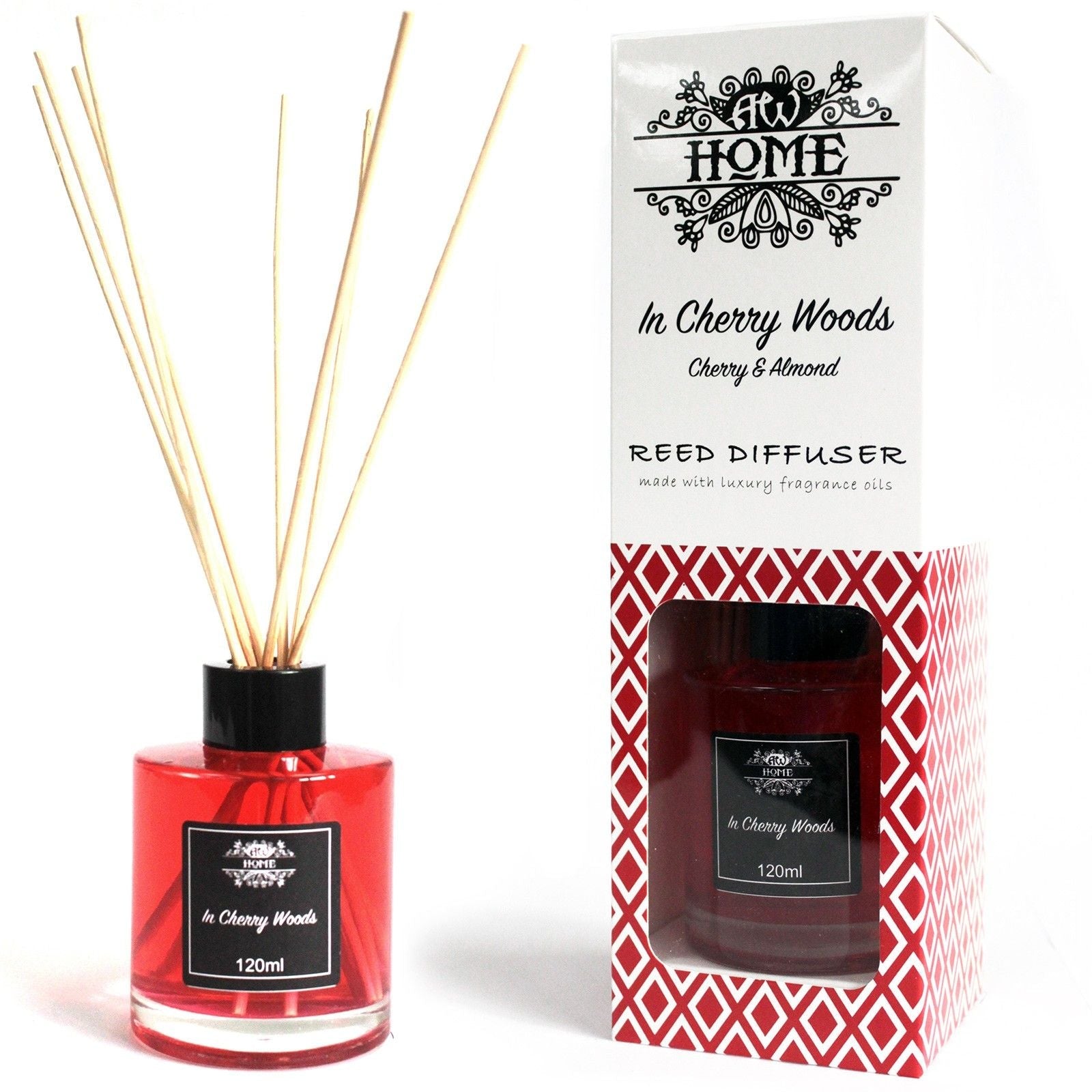 120ml Reed Diffuser - In Cherry Woods - Soak Sanctuary Reed Diffusers