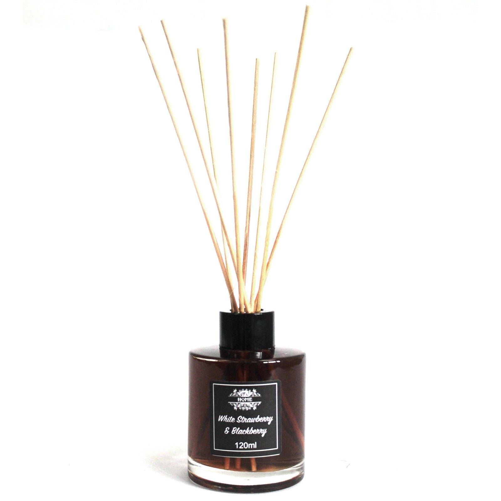 120ml Reed Diffuser - White Strawberry & Blackberry - Soak Sanctuary Reed Diffusers