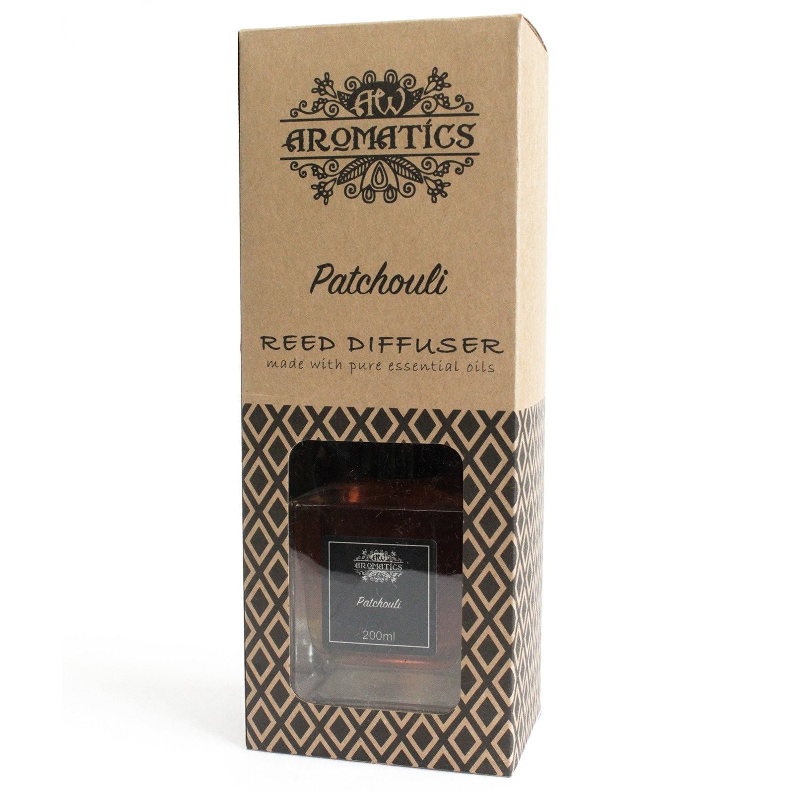 200ml Patchouli Essential Oil Reed Diffuser - Soak Sanctuary Room Fragrance