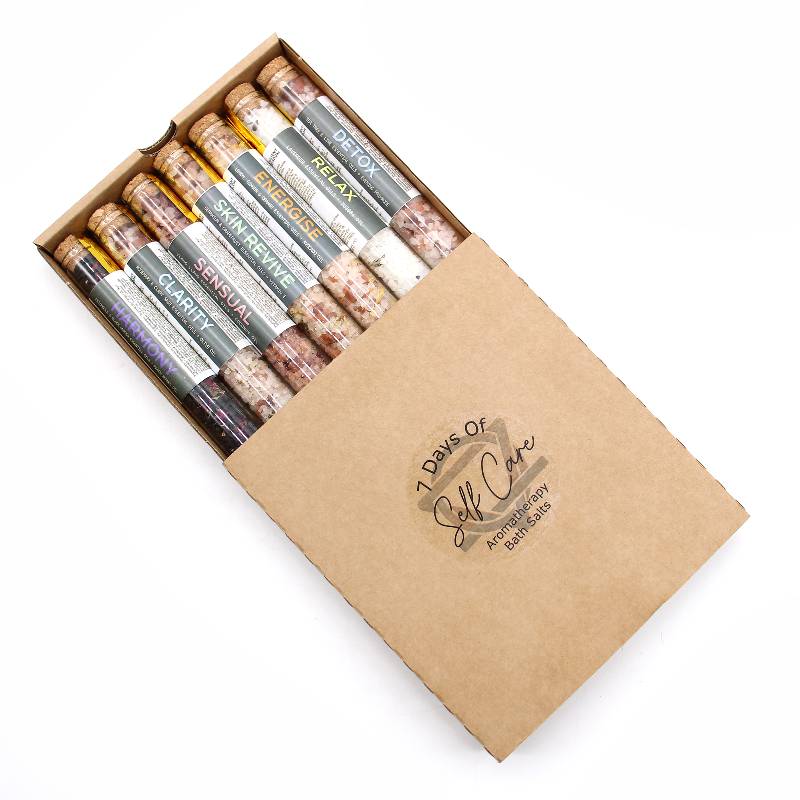 Aromatherapy Bath Salt Test Tubes - Soak Sanctuary Bath Salts