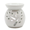 Large White Oil Burner - Tree Cut-out