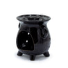 Cauldron Oil Burner - Moon Phase, Black