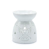 Oil Burner Angel Cut Out - White