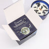 Zodiac Crystal Candle with Gemstone Bracelet - Cancer