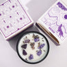 Crystal Flower Candle - The Moon
