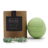 Green Aventurine Gem Bracelet Bath Bomb - Lemon & Lime