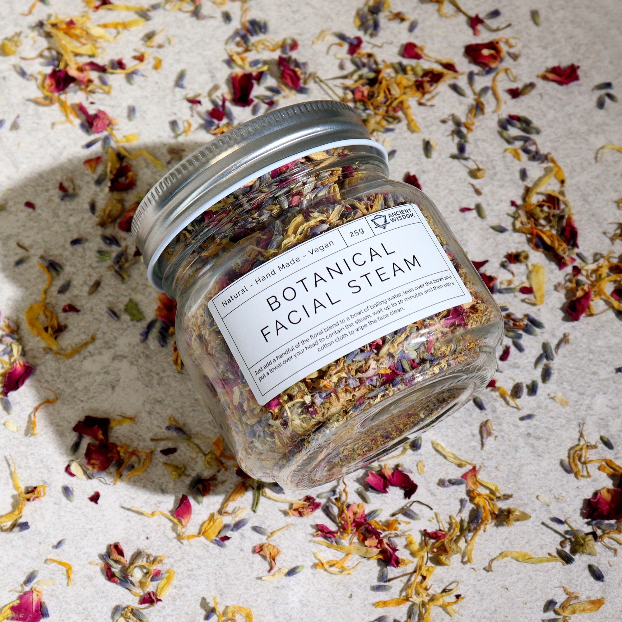 Botanical Facial Steam Blend - Natural 250g - Soak Sanctuary Bath Salts