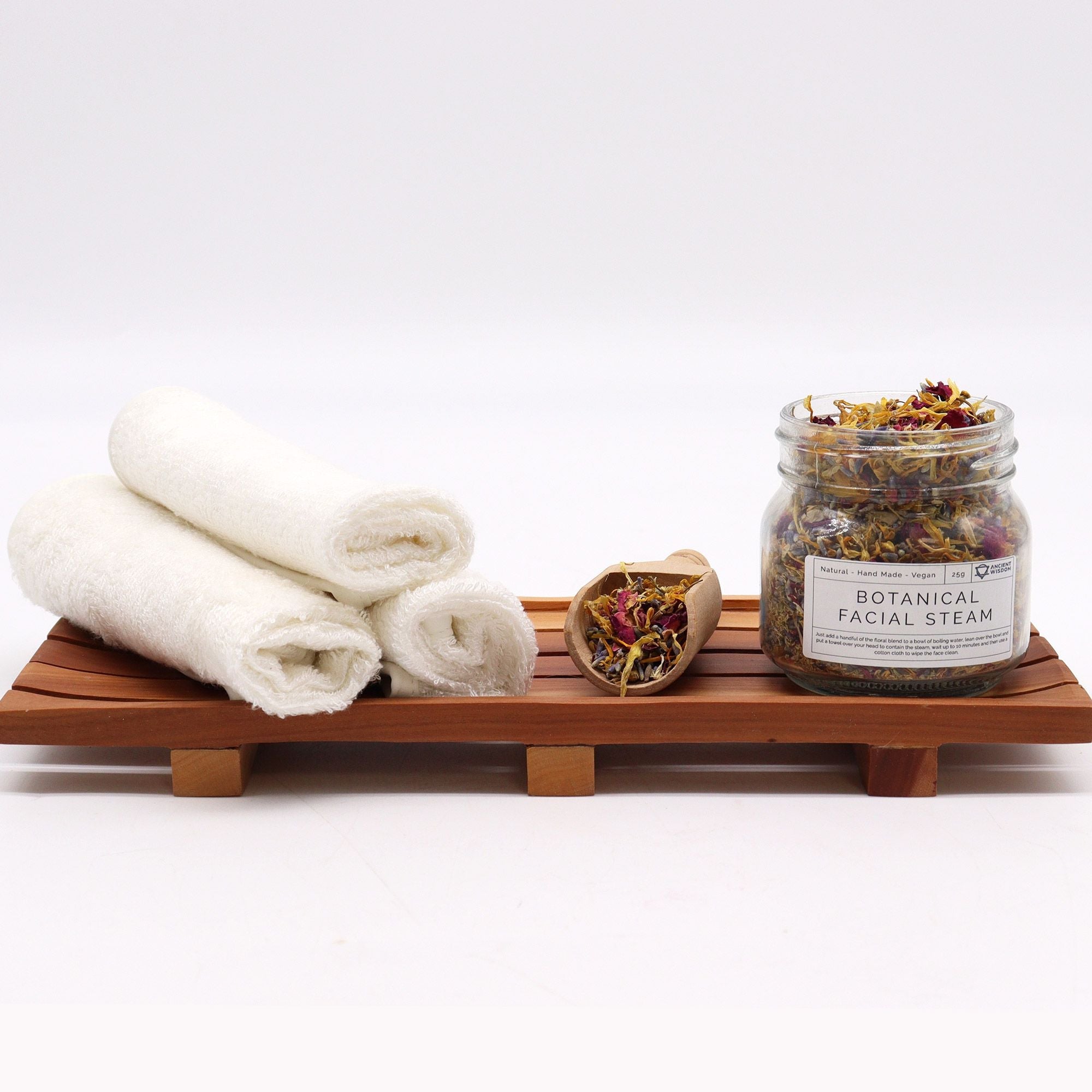Botanical Facial Steam Blend - Natural 250g - Soak Sanctuary Bath Salts