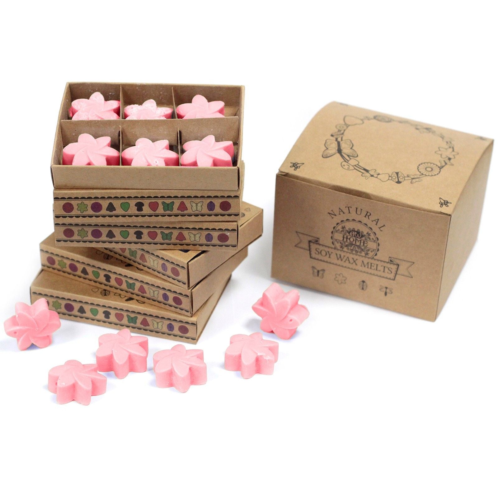 Box of 6 Wax Melts - Classic Rose - Soak Sanctuary Wax Melts