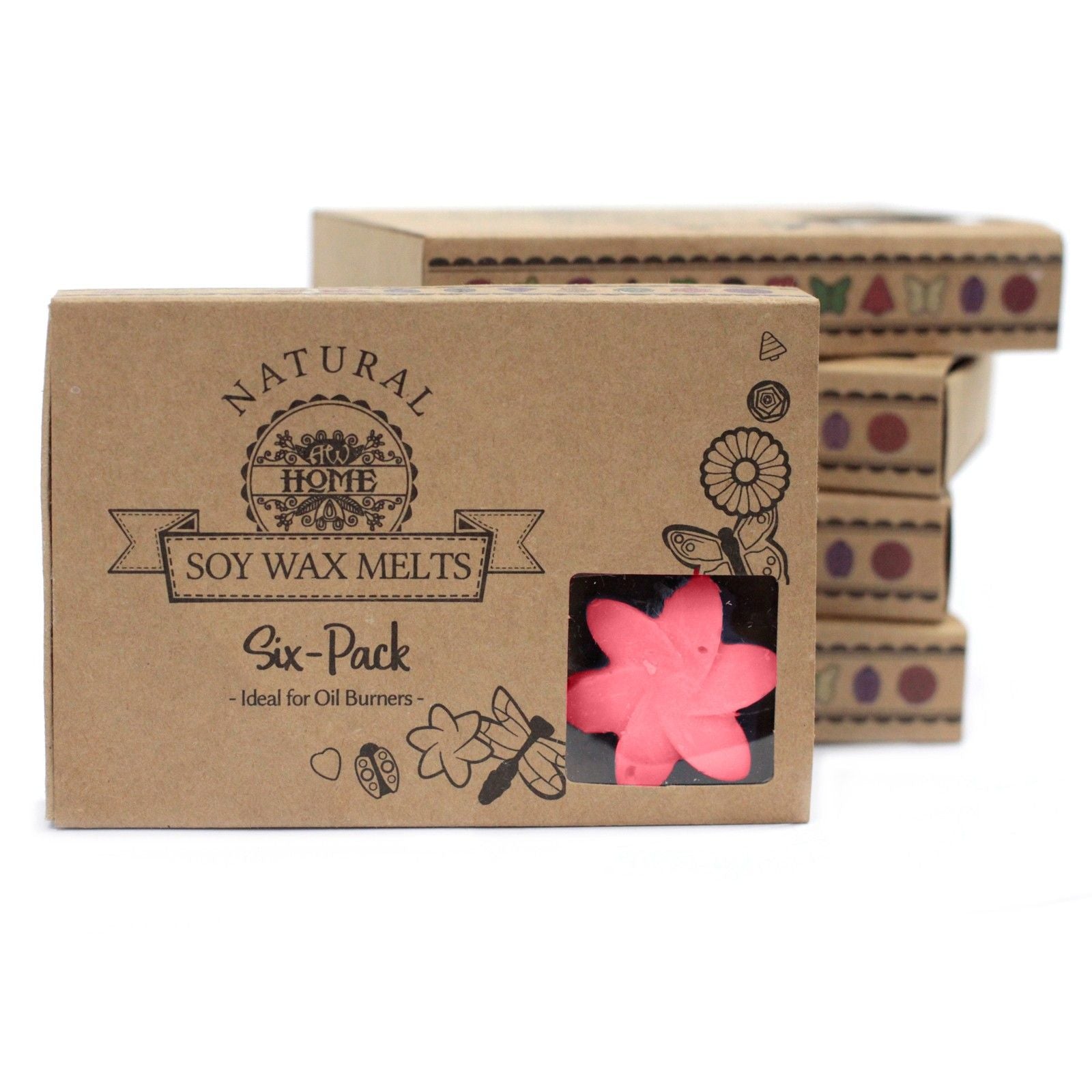 Box of 6 Wax Melts - Classic Rose - Soak Sanctuary Wax Melts