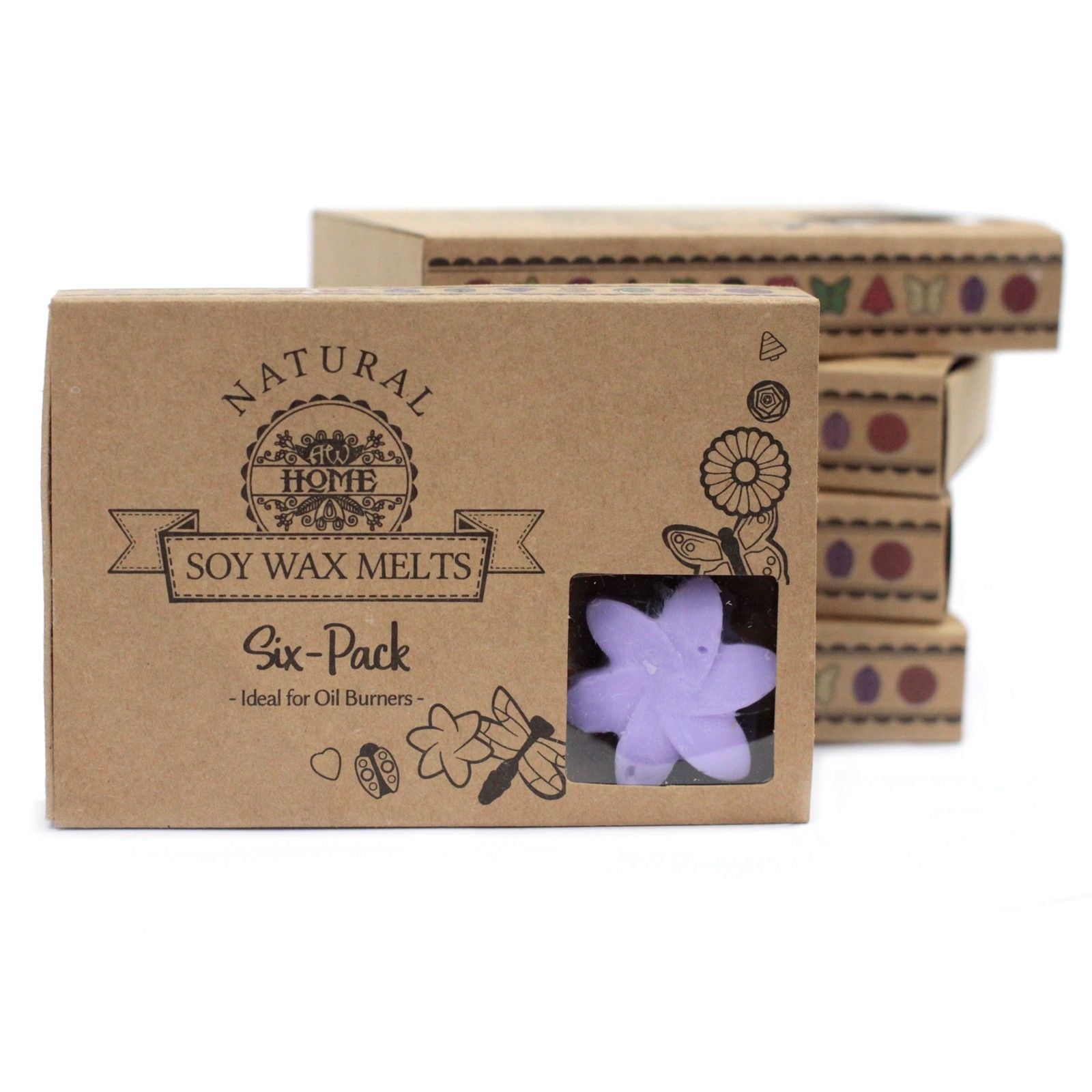 Box of 6 Wax Melts - Lavender Fields - Soak Sanctuary Wax Melts