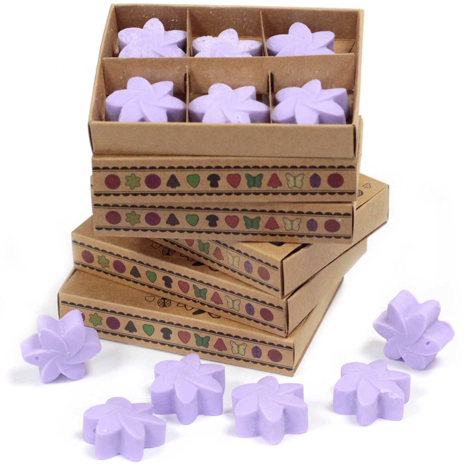 Box of 6 Wax Melts - Lavender Fields - Soak Sanctuary Wax Melts